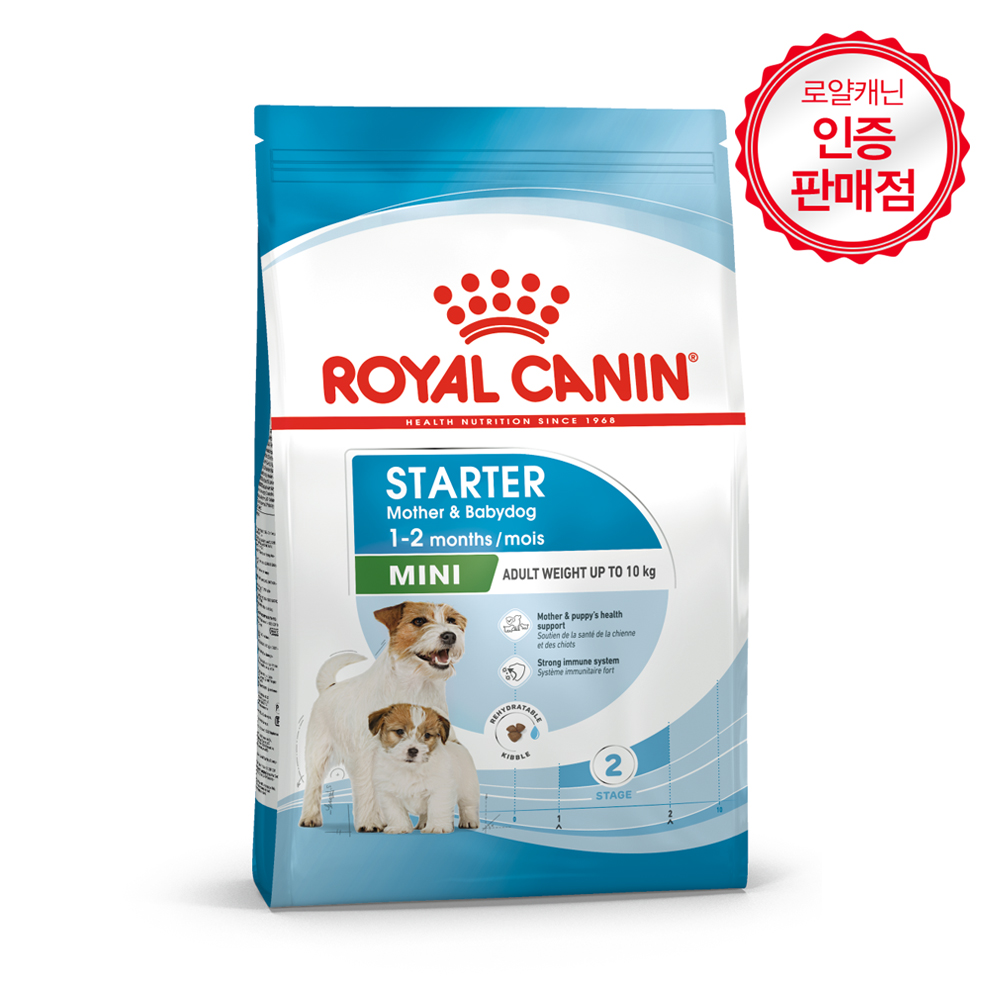 로얄캐닌 독 미니 스타터 M&B 연령별 사료 마더 베이비, 1kg, 1개