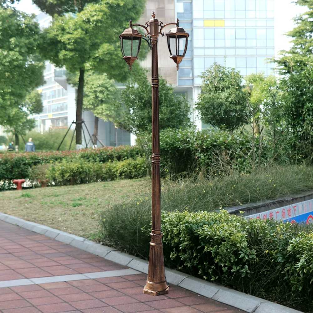 가로등 2구 LED 옥외 조명 테라스조명 대형 정원등 2m - 상세 이미지 4