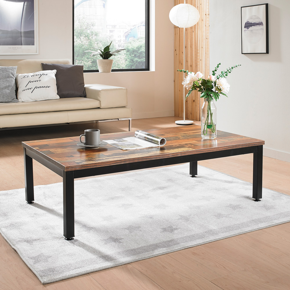 P341철제 빈티지1200 소파테이블