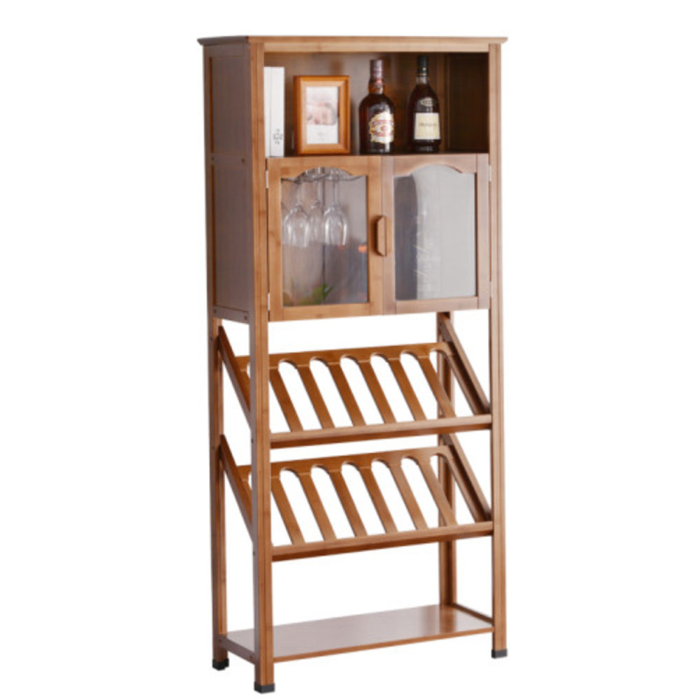 T348 남죽원목 와인 5단720 장식장