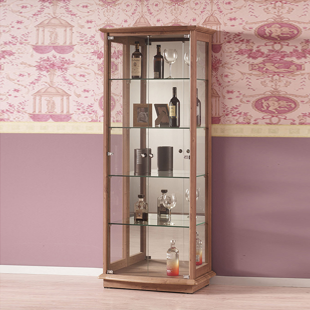 H125F 긴문 유리 장식장