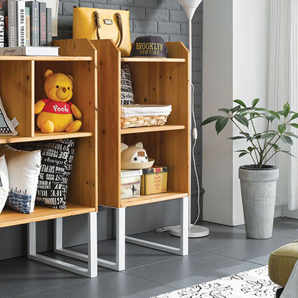 H138F 삼나무 원목 철제 장식장 소