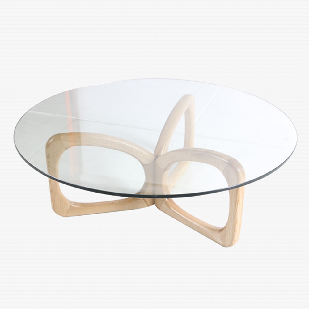 P531강화유리 애쉬원목L3 1000소파테이블