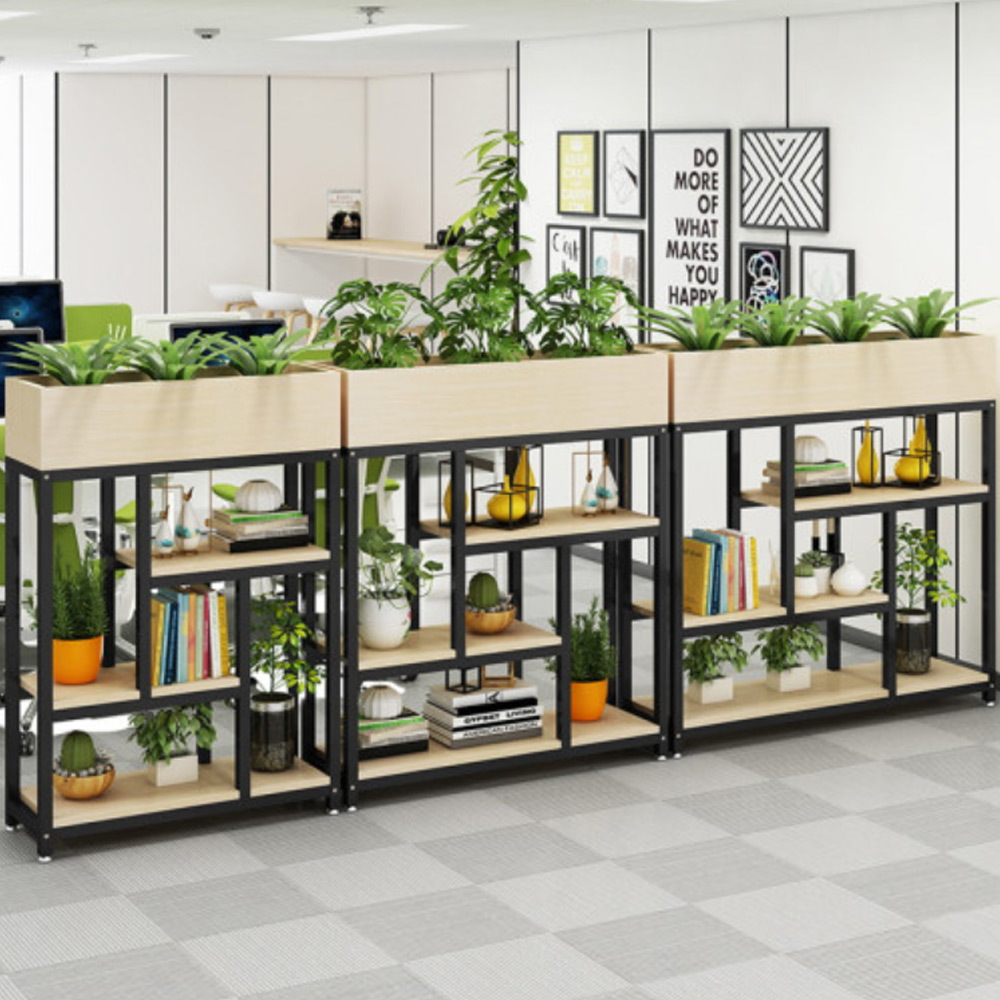 T352 철제 원목 파티션형 1200 장식장