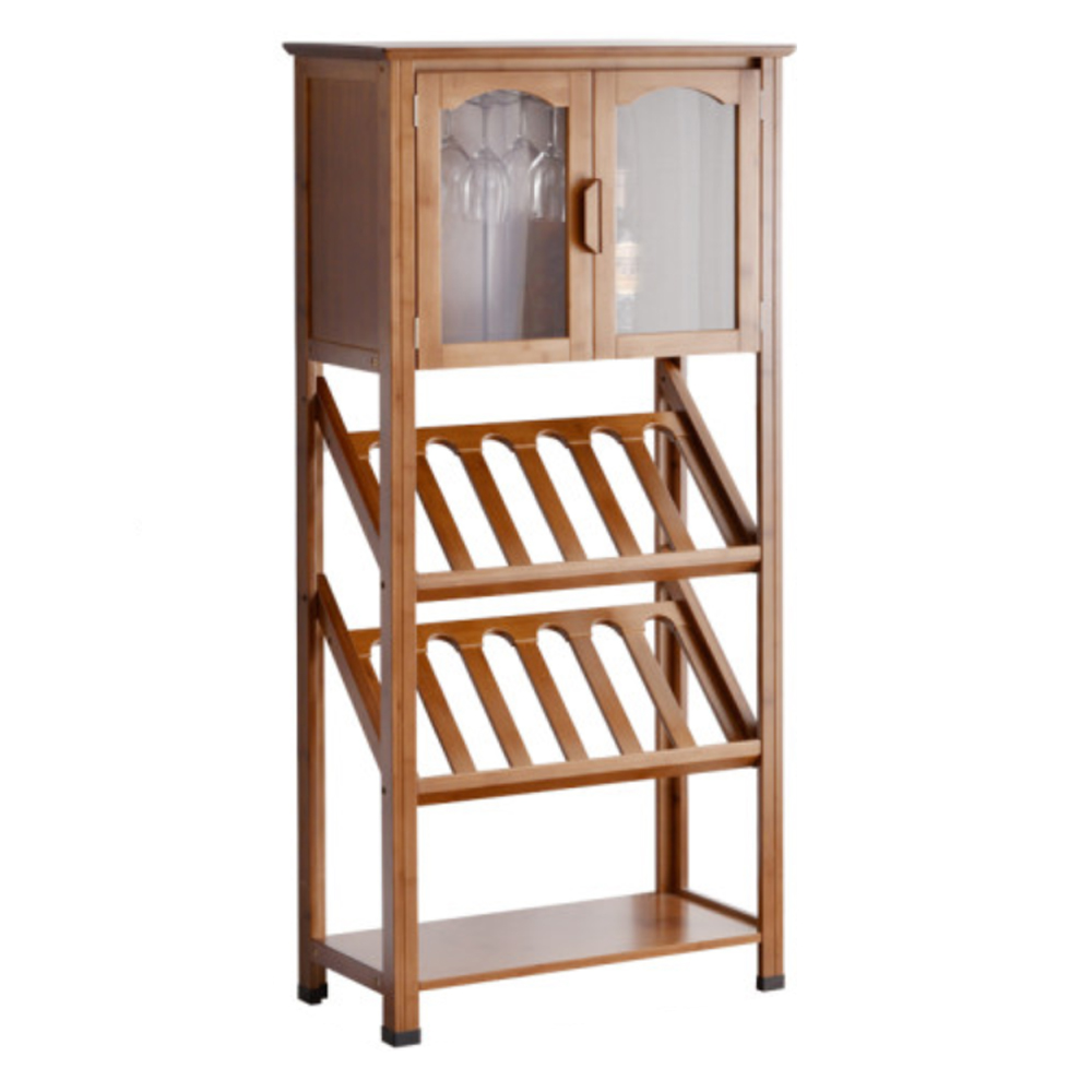 T348 남죽원목 와인 4단720 장식장