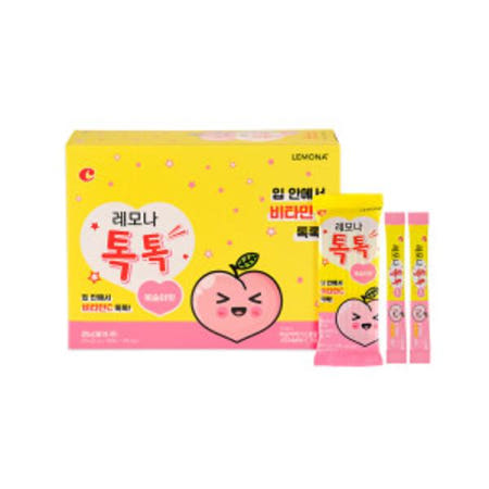 | 레모나 | 레모나톡톡 2g x 100포 / 팝핑 레모나 어린이 비타민 간식 각종영양소 종합영양제 가족건강 미네랄