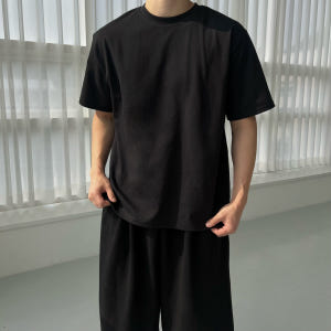 두꺼운반팔티 10수반팔티 남자레이어드 남자흰티 착용 후기 | 사이즈/핏 총정리 - 상품 이미지 2