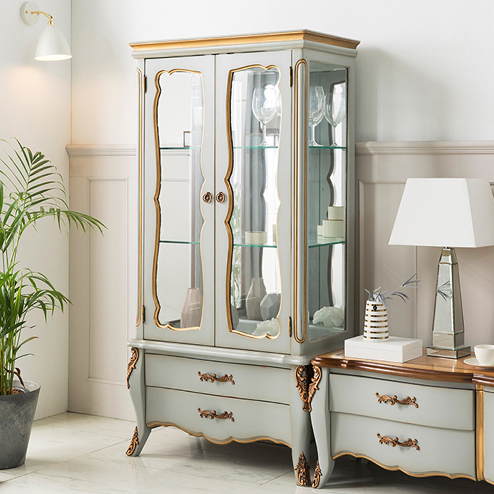 i344 마호가니원목 대800 장식장