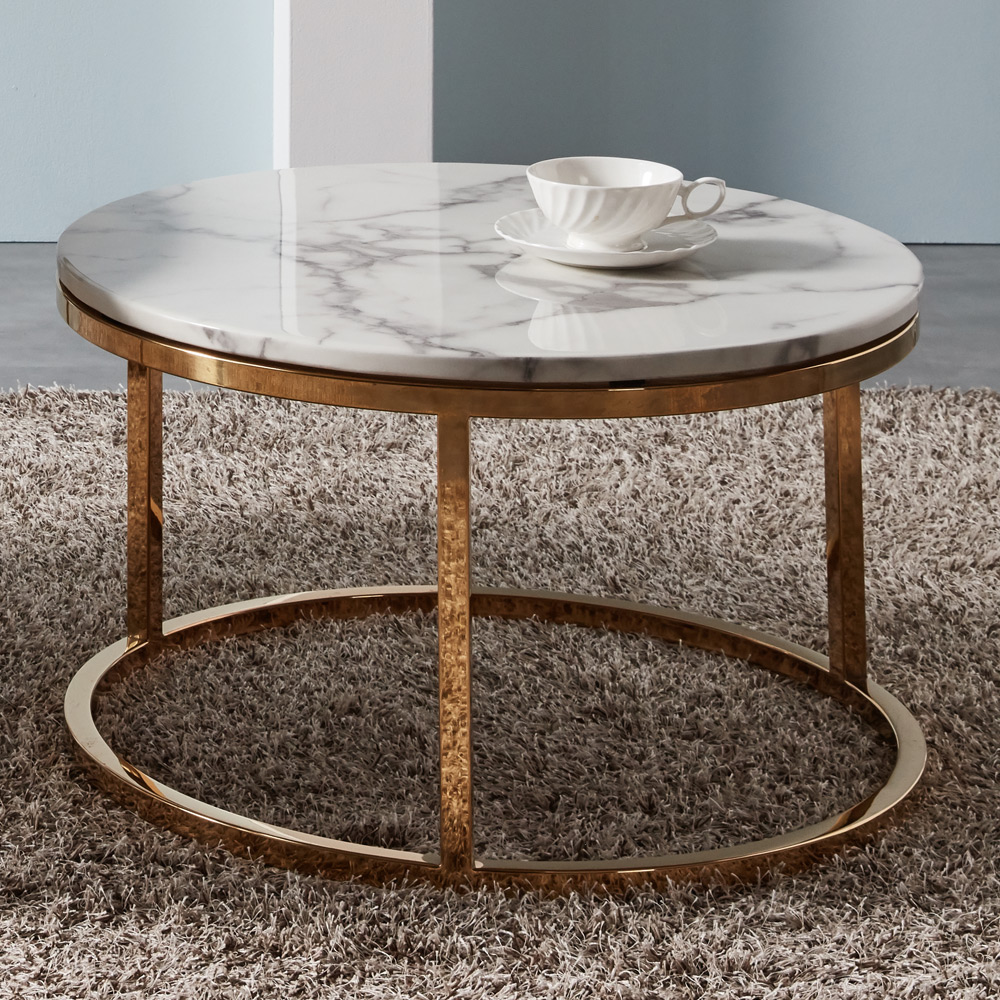 P514대리석 골드 600 소파테이블