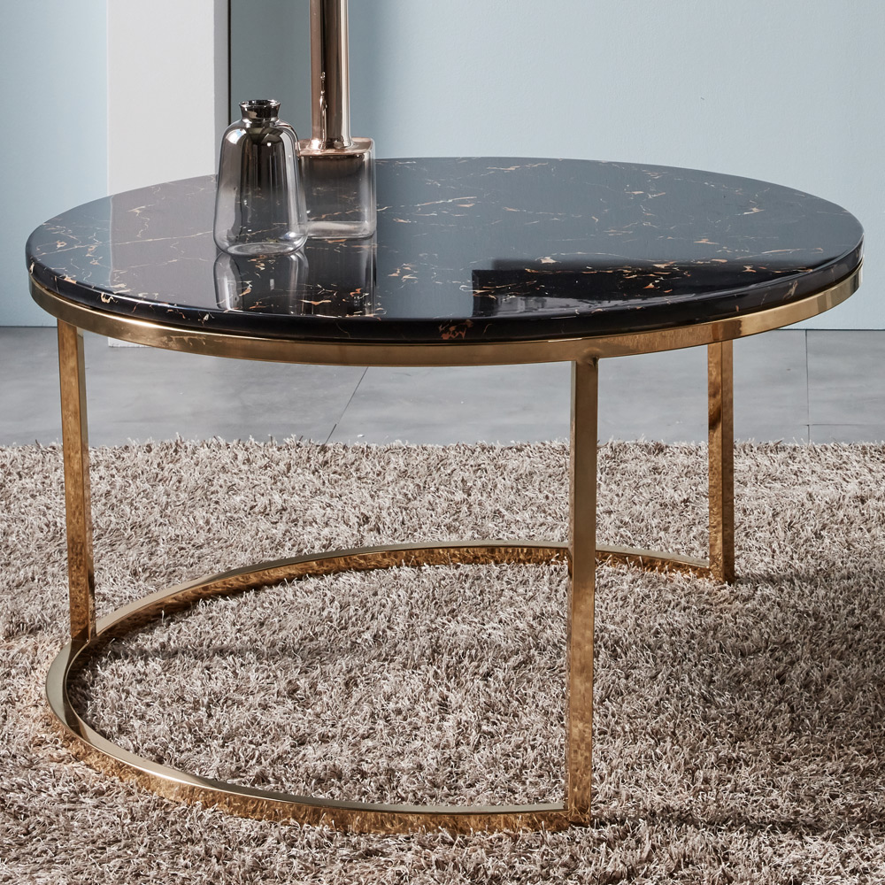 P514대리석 골드 800 소파테이블