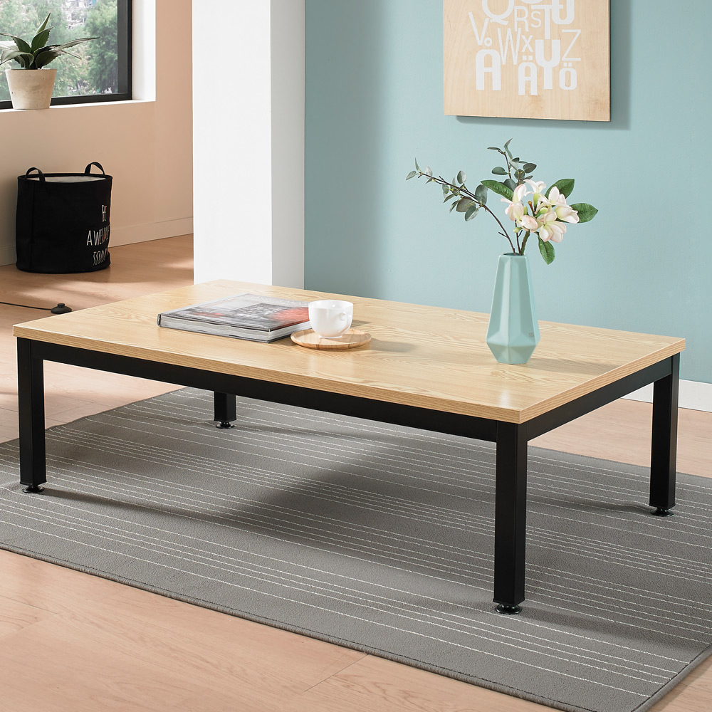 P342철제 내추럴1200 소파테이블