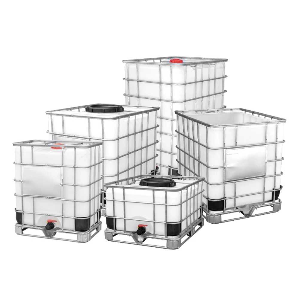 폐수 탱크 ibc 말통 농업용 화학약품 위험물 저장통 HDPE 500L - 상세 이미지 3