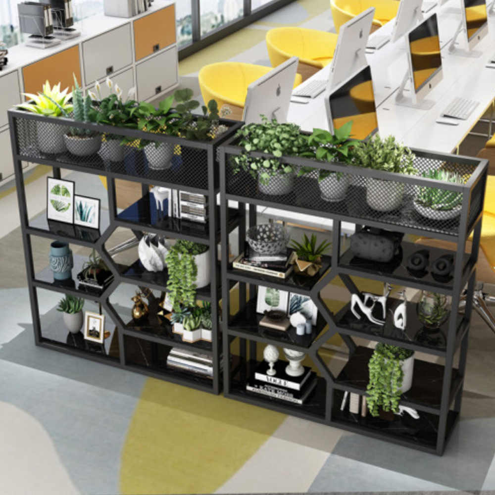 T354 원목 철제 파티션형 1200 장식장