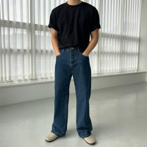 두꺼운반팔티 10수반팔티 남자레이어드 남자흰티 착용 후기 | 사이즈/핏 총정리 - 상품 이미지 3