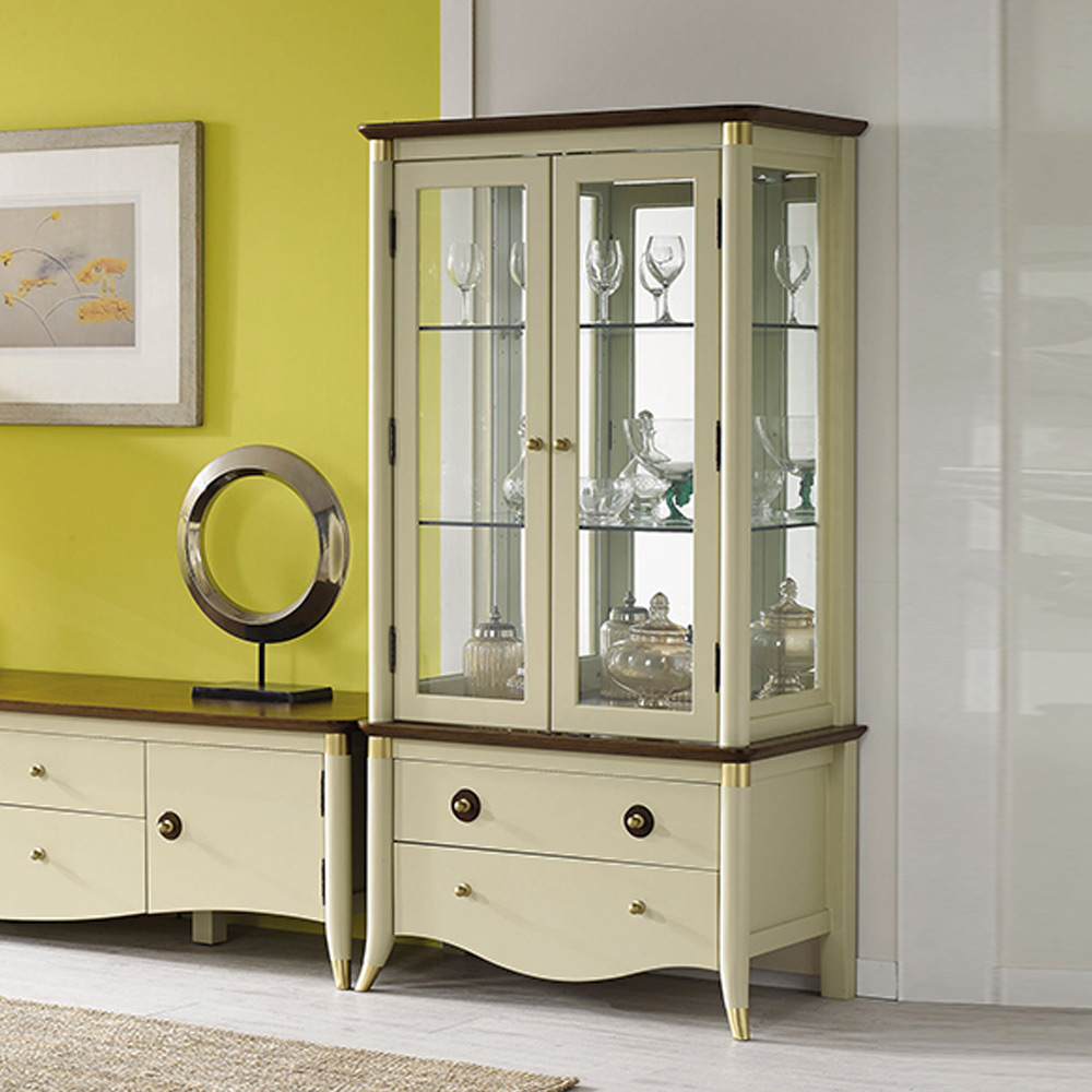 H29F 원목 유리 장식장 1600