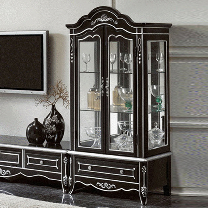 BC5E 자작나무 양문 1600 장식장