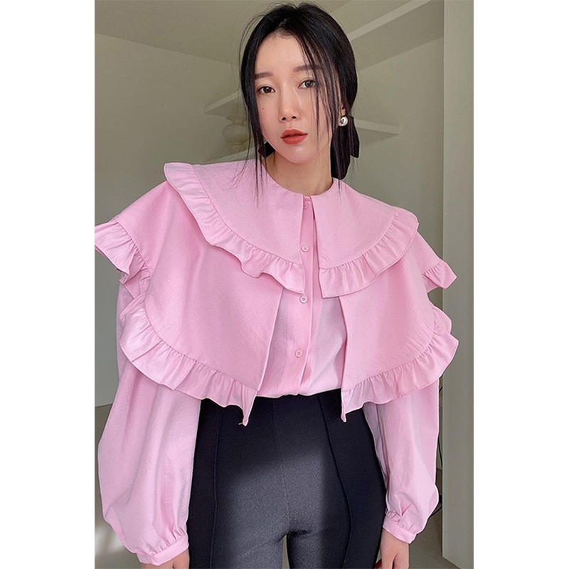 엄마친구아들 3화 정소민 블라우스 셔츠 배석류 레이스 퍼프 의상 옷 패션 - 상세 이미지 3
