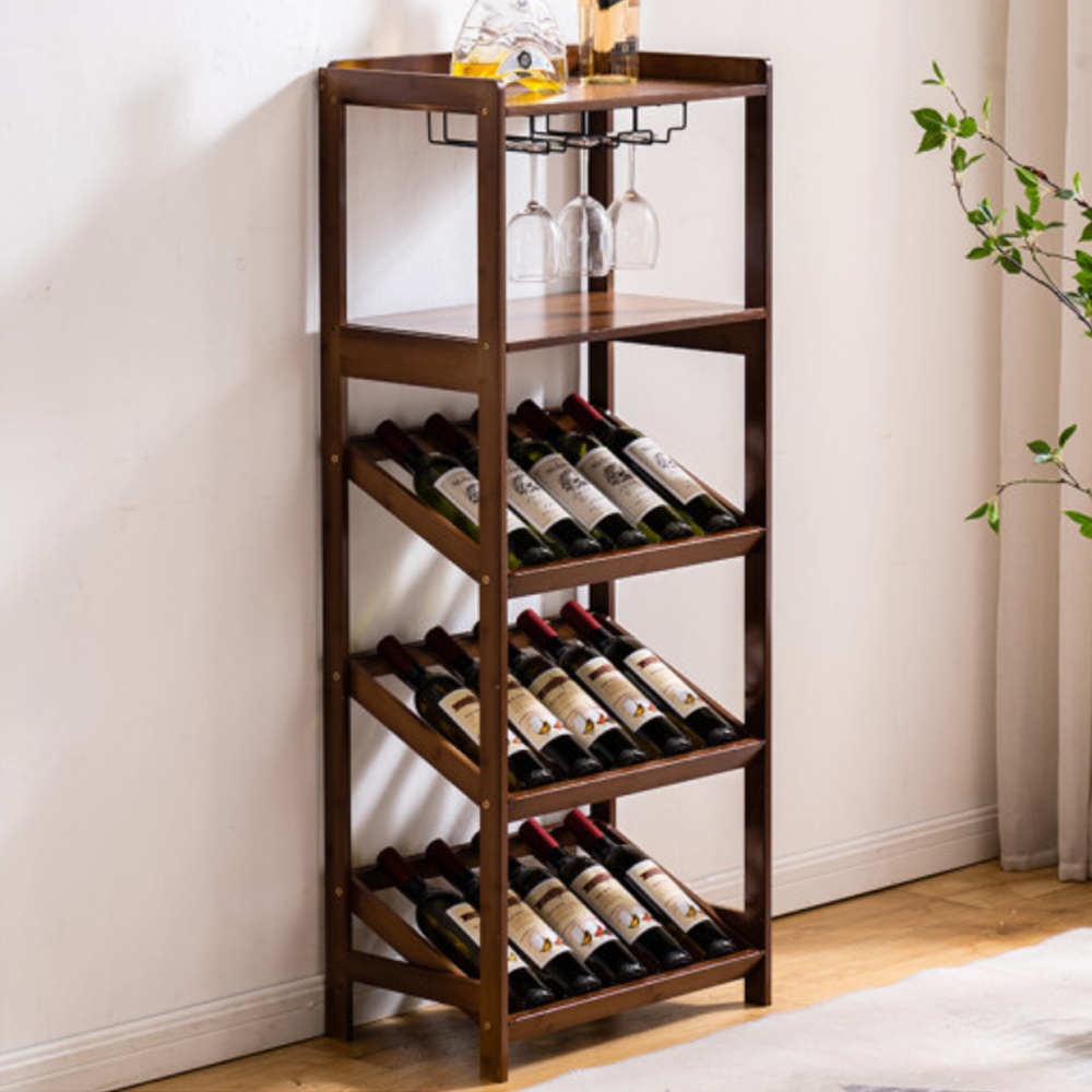 T351 선반 와인 5단 장식장
