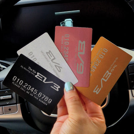 LitosRich EV3 6 9 자동차 부착형 카드 주차전 화번호 연락처