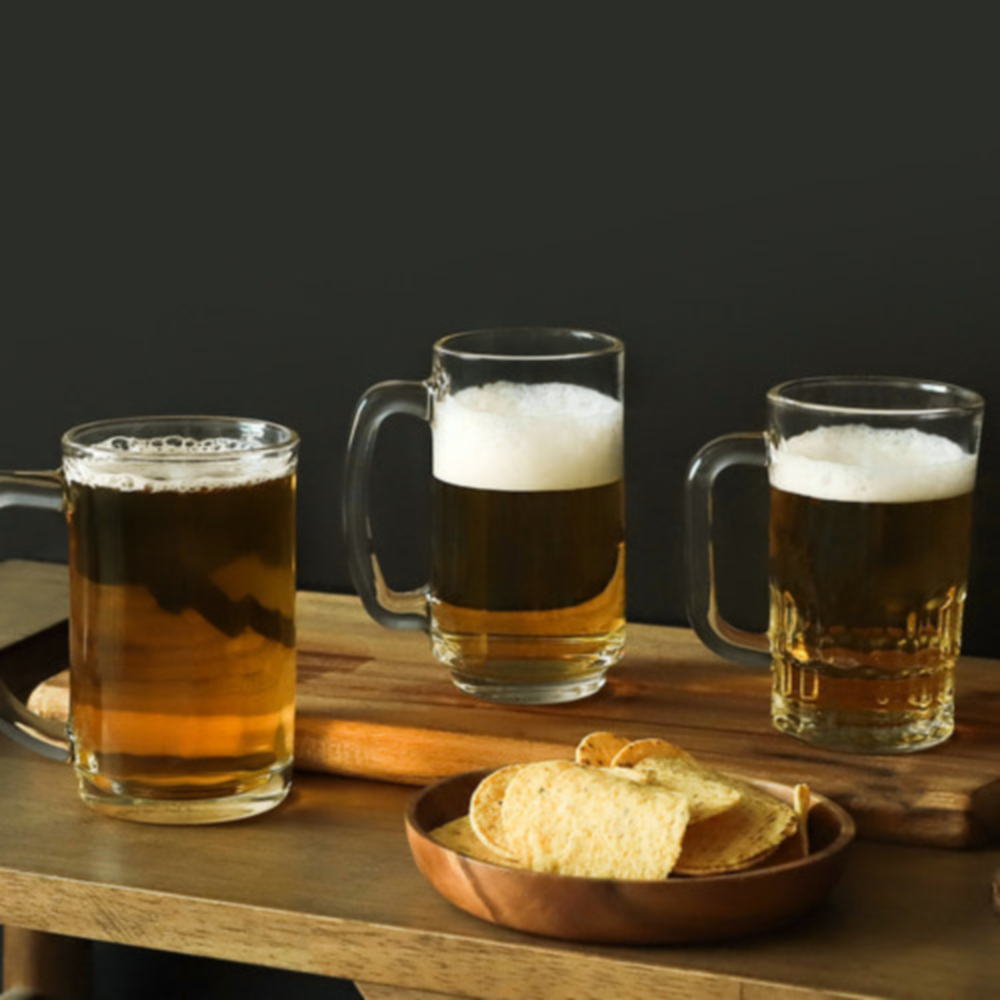 손잡이 생맥주잔 소맥잔 유리컵 홈카페 글라스 집들이선물