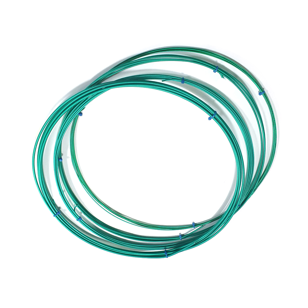 PVC코팅철사 1.6mm(16번)X20M 녹색철선 와이어 소량 피비씨 10 8번 울타리 제품 이미지