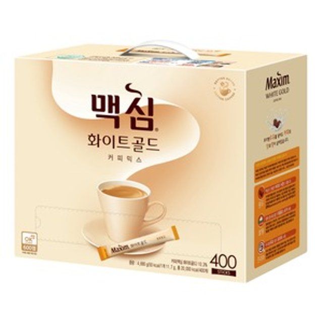 맥심 화이트골드 커피믹스 스틱 400T : 누누누몰
