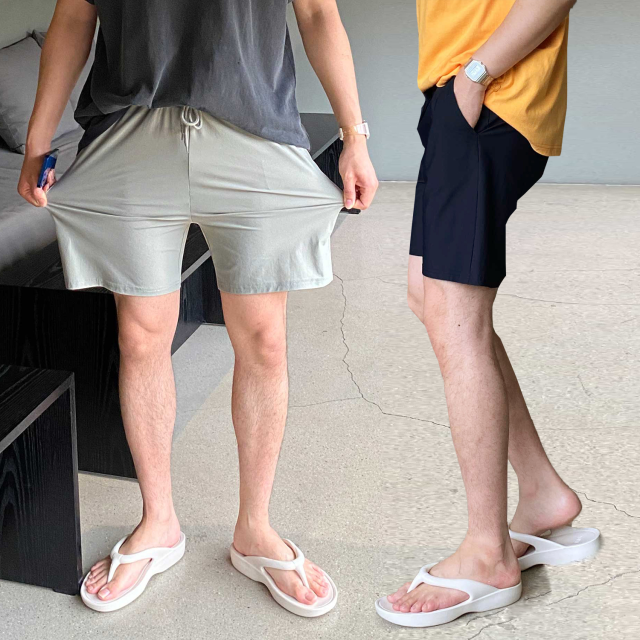 1+1 냉장고반바지 냉감반바지 나일론반바지 - 상품 이미지