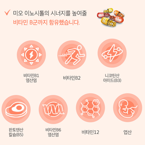 비웰 미오 이노시톨 4000 콜린 분말 스틱 30포 1박스 1개월 비타민 C B군 엽산 이미지 7