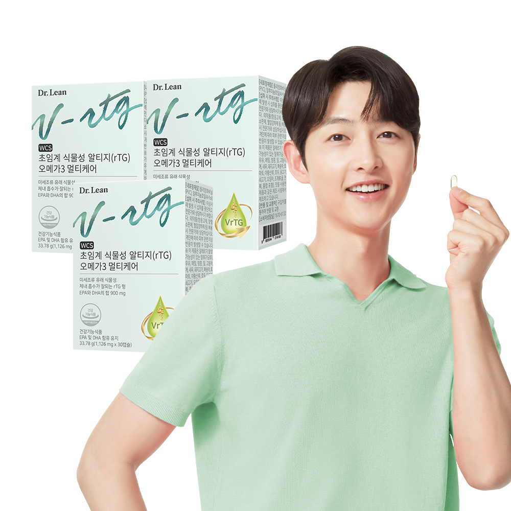 [3개월] 닥터린 초임계 식물성 알티지(rTG) 오메가3 멀티케어 30캡슐, 3개