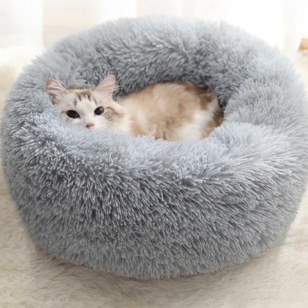 고양이 도넛 방석 XS 무중력 쿠션 반려동물 애완동물 숨숨집 애견 기절 매트 겨울 하우스 이불