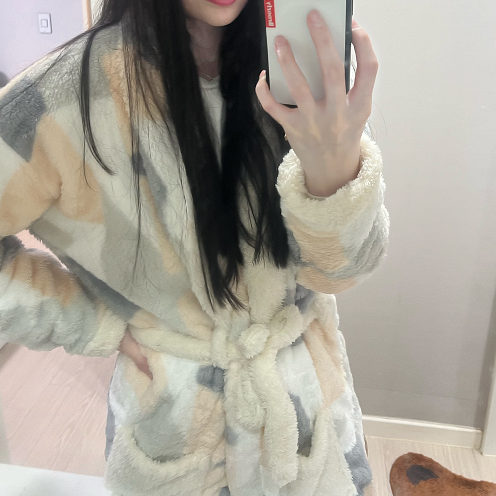 미코허그 호텔 로브 샤워 목욕 가운 극세사가운 이미지 7