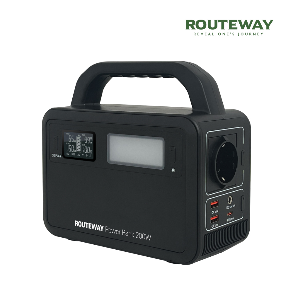 루트웨이 파워뱅크 보조배터리 200W 휴대용 12000mAh 차박 낚시용 PB205W