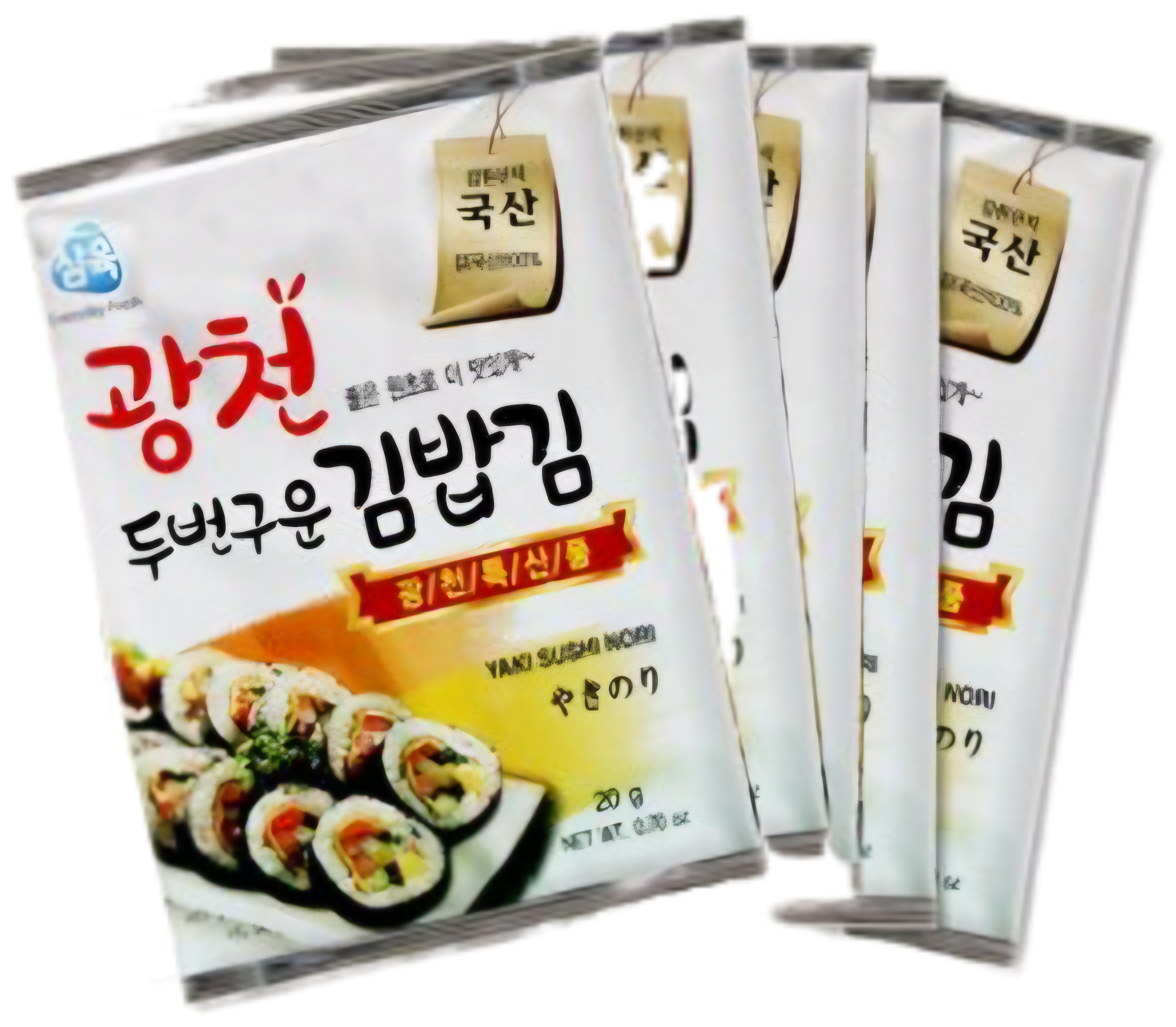 삼육김 광천 두번구운 김밥김 소포장 10매 20g, 20개 - 상품 이미지