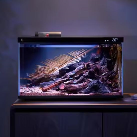 샤오미 미지아 스마트 수족관 간편 관리 5중 필터 풀컬러 램프 자동 사료 입문용 어항