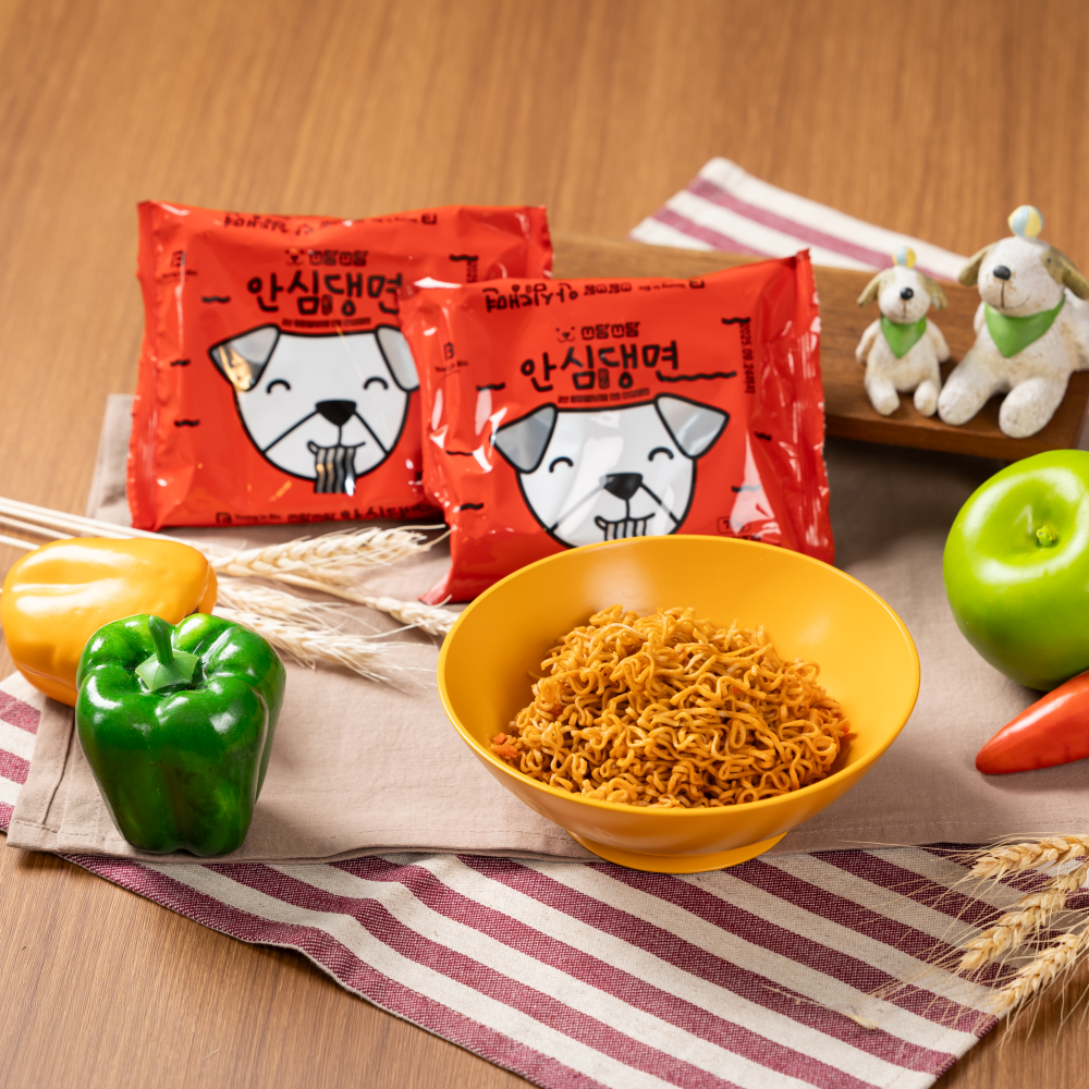 쓰담쓰담 안심댕면 불닭치즈맛70g - 상품 이미지