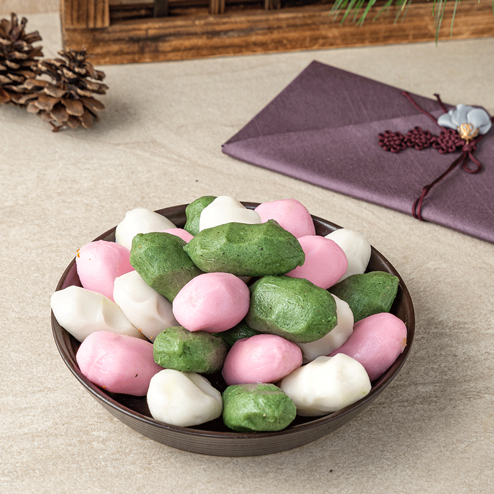 굳지않는떡 삼색 추석 송편 1kg 지퍼백포장 - 상세 이미지 5