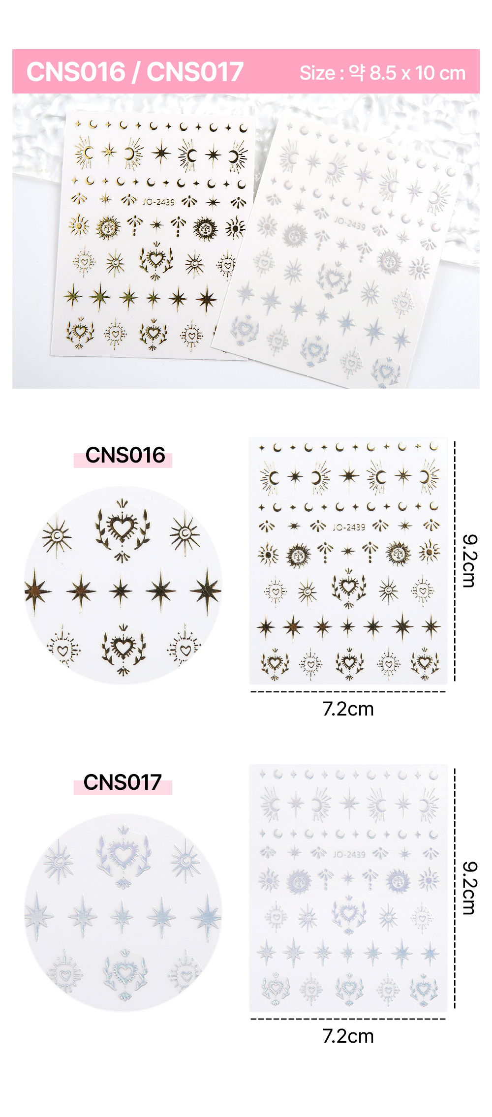 CNS016 and CNS017 expressive pattern mix