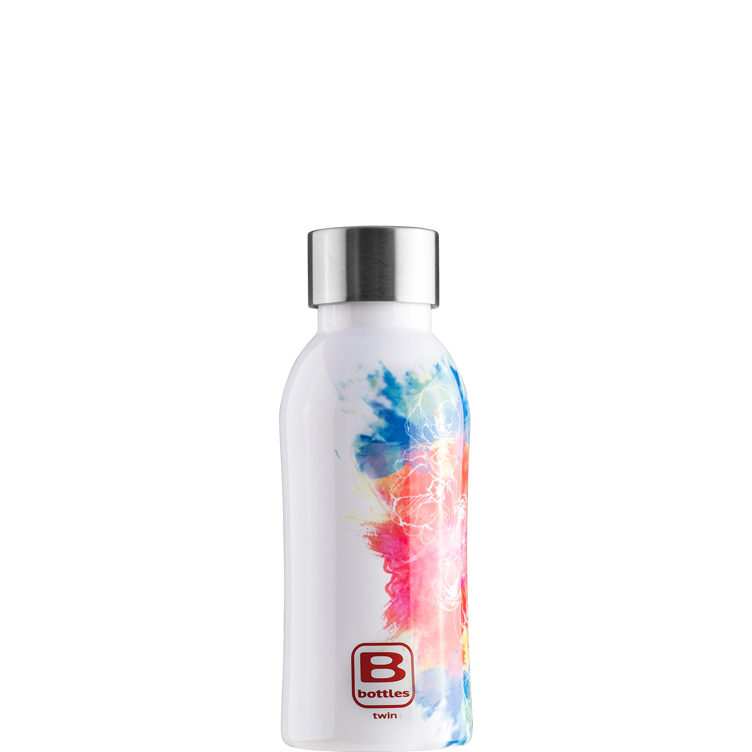 부가티 스텐트윈보틀 보온병 350ml (워터컬러레드앤블루) 3W350IS