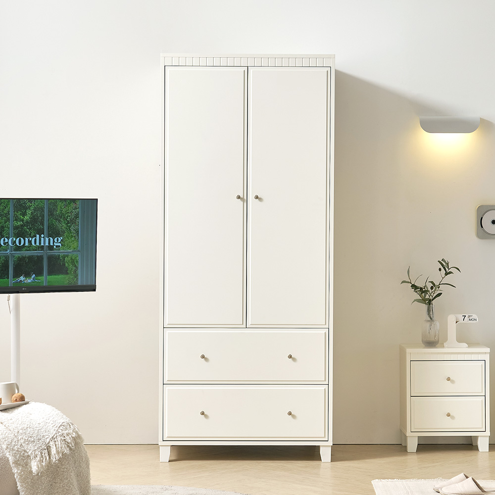 미카엘 800폭 2단 서랍 옷장