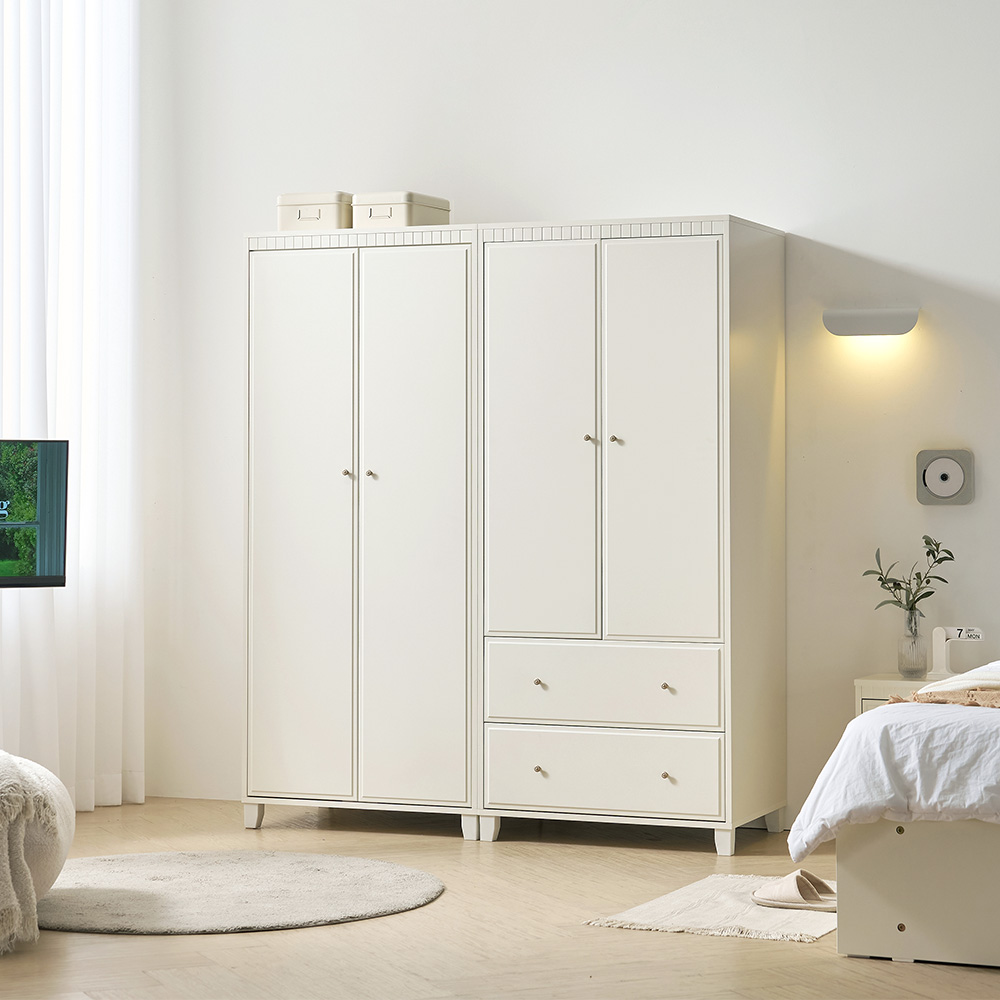 미카엘 800폭 2단 서랍 옷장