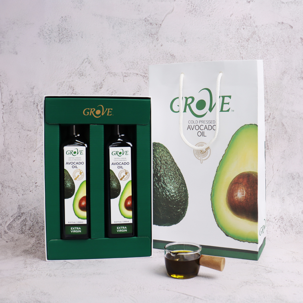 그로브 아보카도오일 엑스트라버진 오일 250ml 2병 선물세트 - 상세 이미지 2