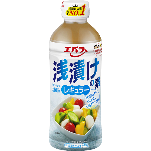 에바라 아사즈케 레귤러 야채절임 조미액 소스 500ml - 메인 이미지