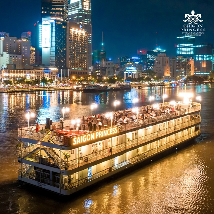 호치민 사이공 프린세스 디너크루즈(세트메뉴) - 최고급 디너크루즈