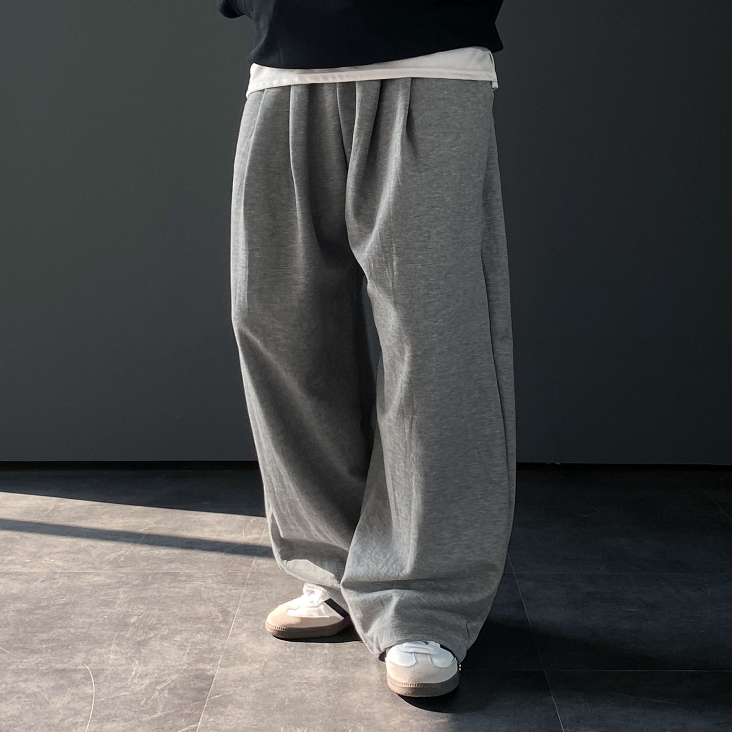 스웻팬츠 벌룬팬츠 남자와이드팬츠 - 상세 이미지 2