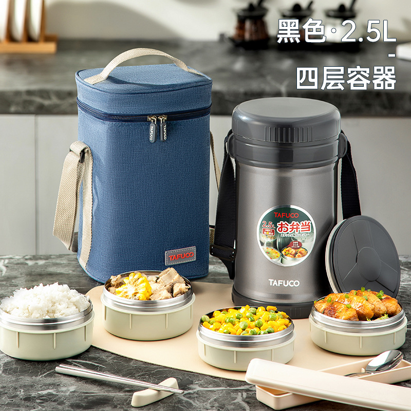 일본 타푸코 보온 고급 스텐 316 도시락통 T2522 화상방지 업그레이드 - 상세 이미지 4