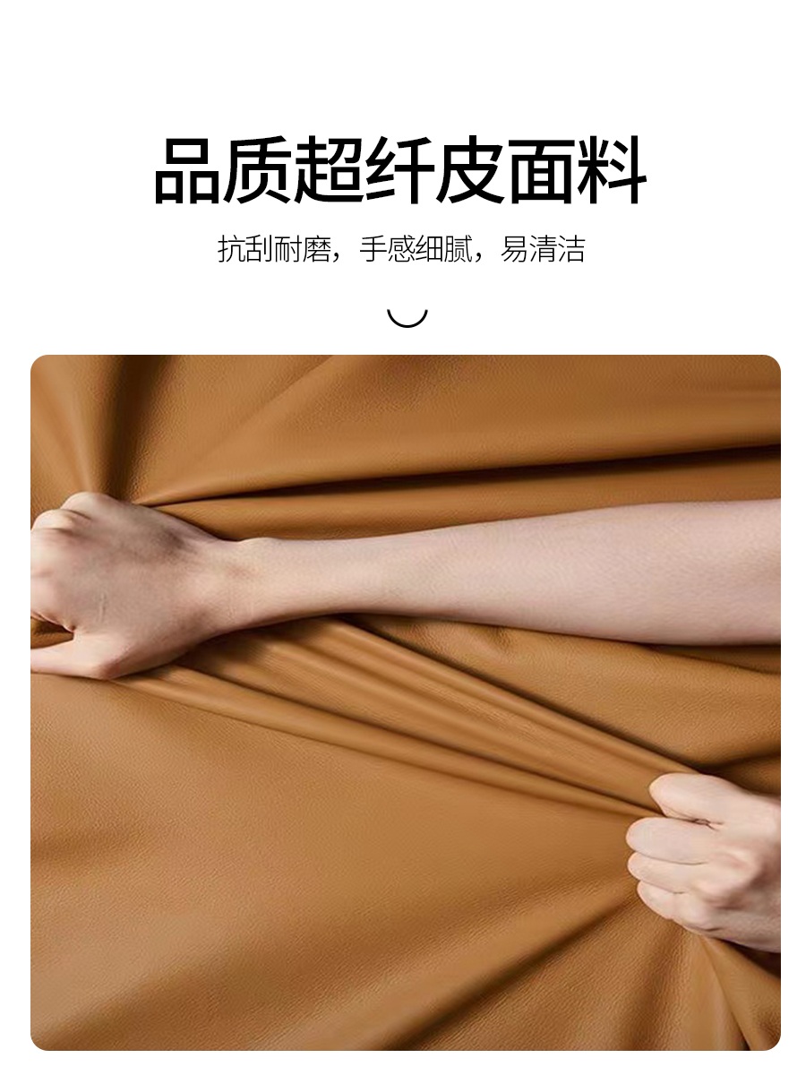 핑크 침대협탁 럭셔리 현대 캐비닛 가죽 북유럽 침실  사쿠라 핑크 완전한 조립(스스로 4개의 피트를 해야 함) 20x40x50cm - 상세 이미지 3