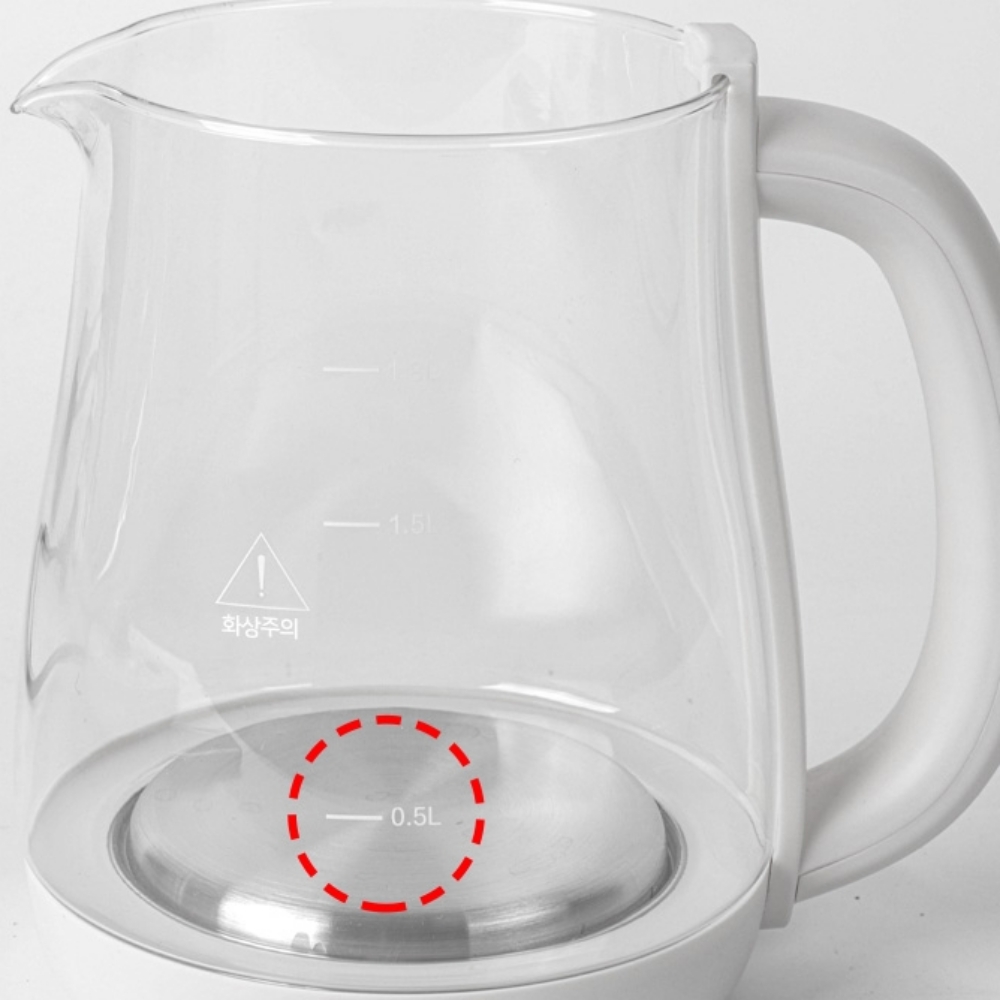 내열유리 커피포트 전기포터 차탕기 분유 티포트 포트기