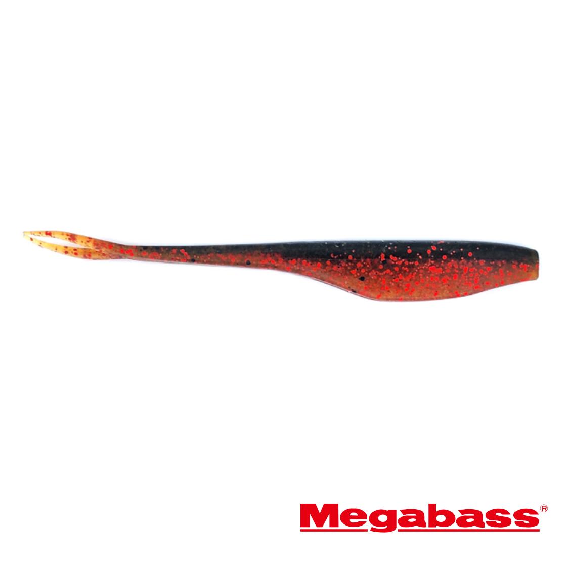 메가배스 슬링 쉐드 13cm(5인치) 배스웜 광어웜 - 상품 이미지