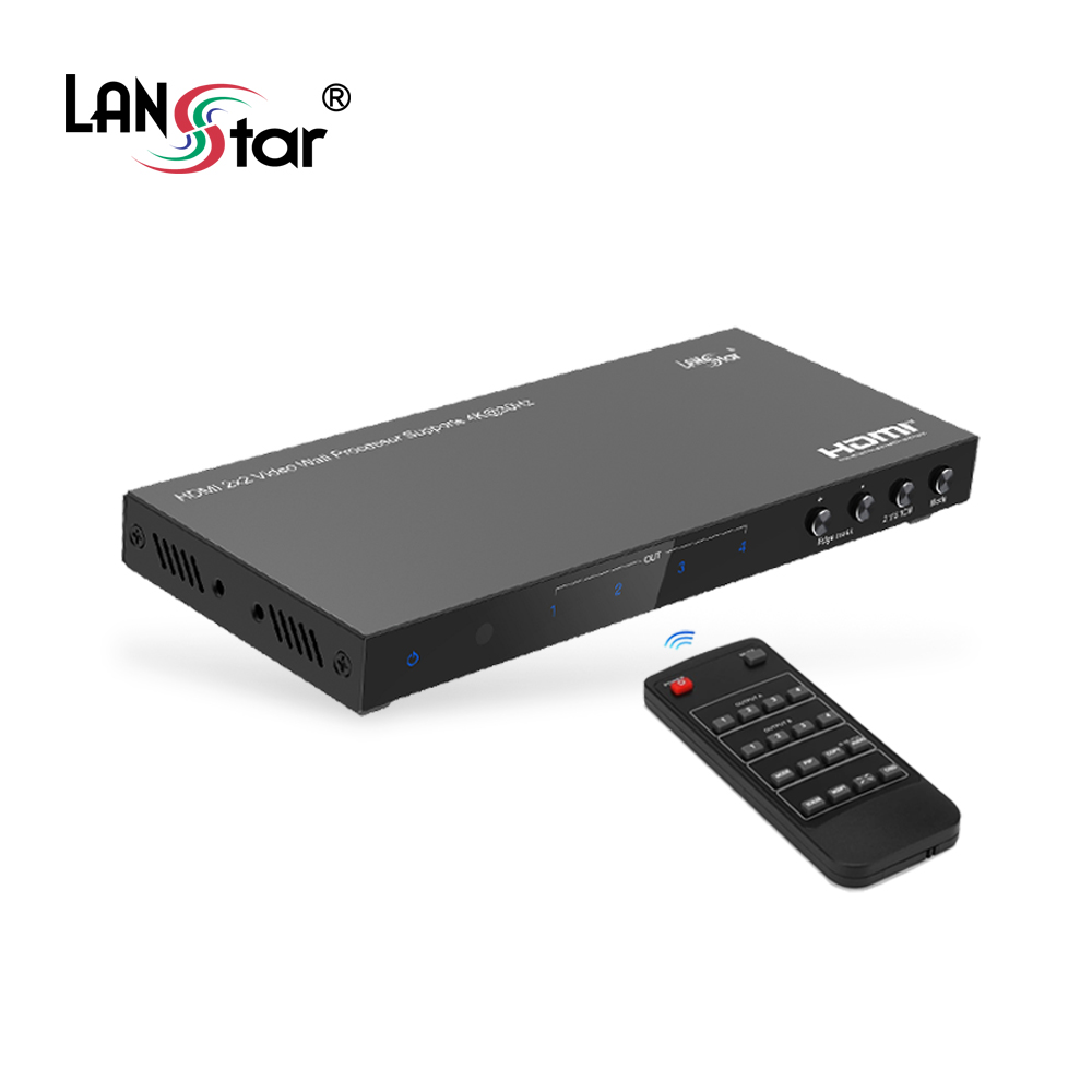 랜스타 미디어월 멀티비전 8가지 디스플레이 출력 월컨트롤러 비디오월 (LS-WC202)