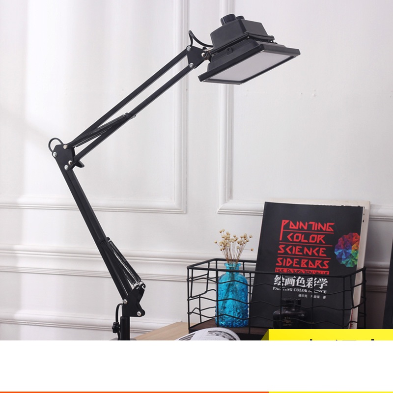 LED 독서등 책상 공부 램프 유럽 엔틱 눈 보호 유연 백색광 20W 70CM 브래킷 조절 스위치 - 상품 이미지